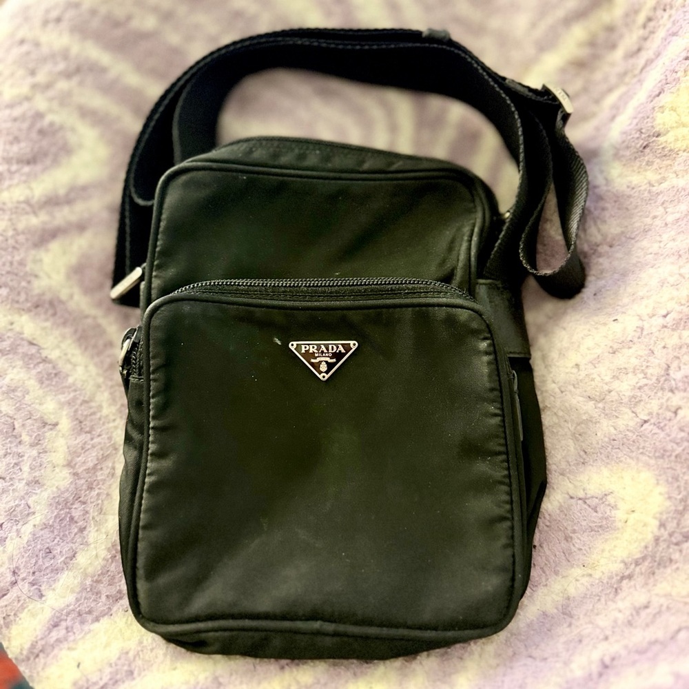 Prada Black Unisex Messenger Bag